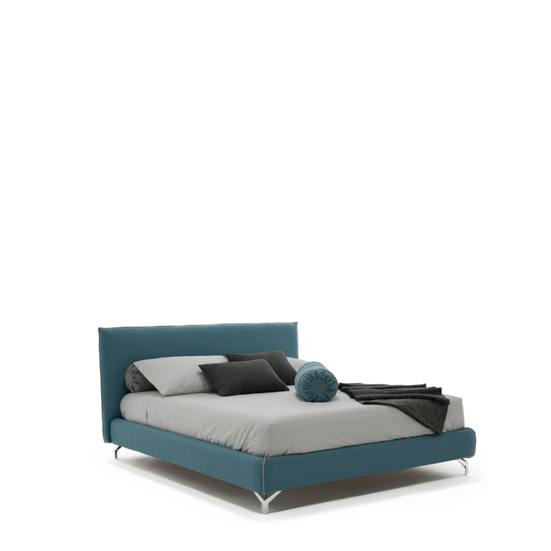 Velvet upholstered bed - rimar let it bed